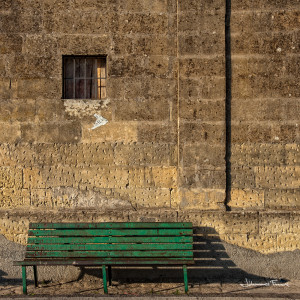 Travel Images green bench and window Johannes Frank