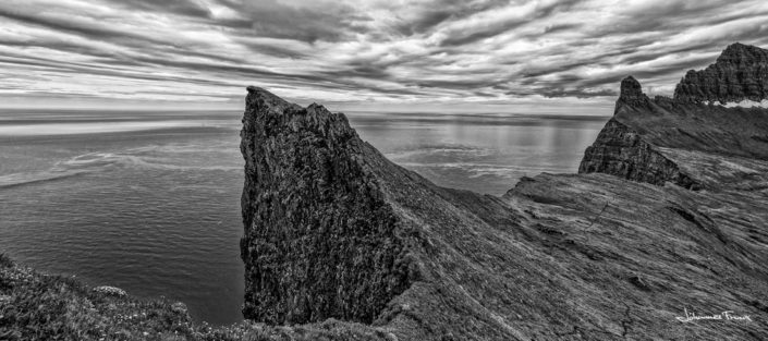 Cliff Horn West Fjords Iceland